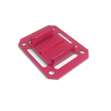 Camera Mount | CNC Aluminium Square Universal Buckle Mount | Red