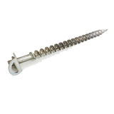 Tent Screw | Heat Treated Cast Aluminium | 660mm Screw | 33mm Flight | With Stainless Steel Mounting Bracket