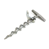 Tent Screw | Heat Treated Cast Aluminium | 230mm T Handle Screw | With Stainless Steel Mounting Bracket